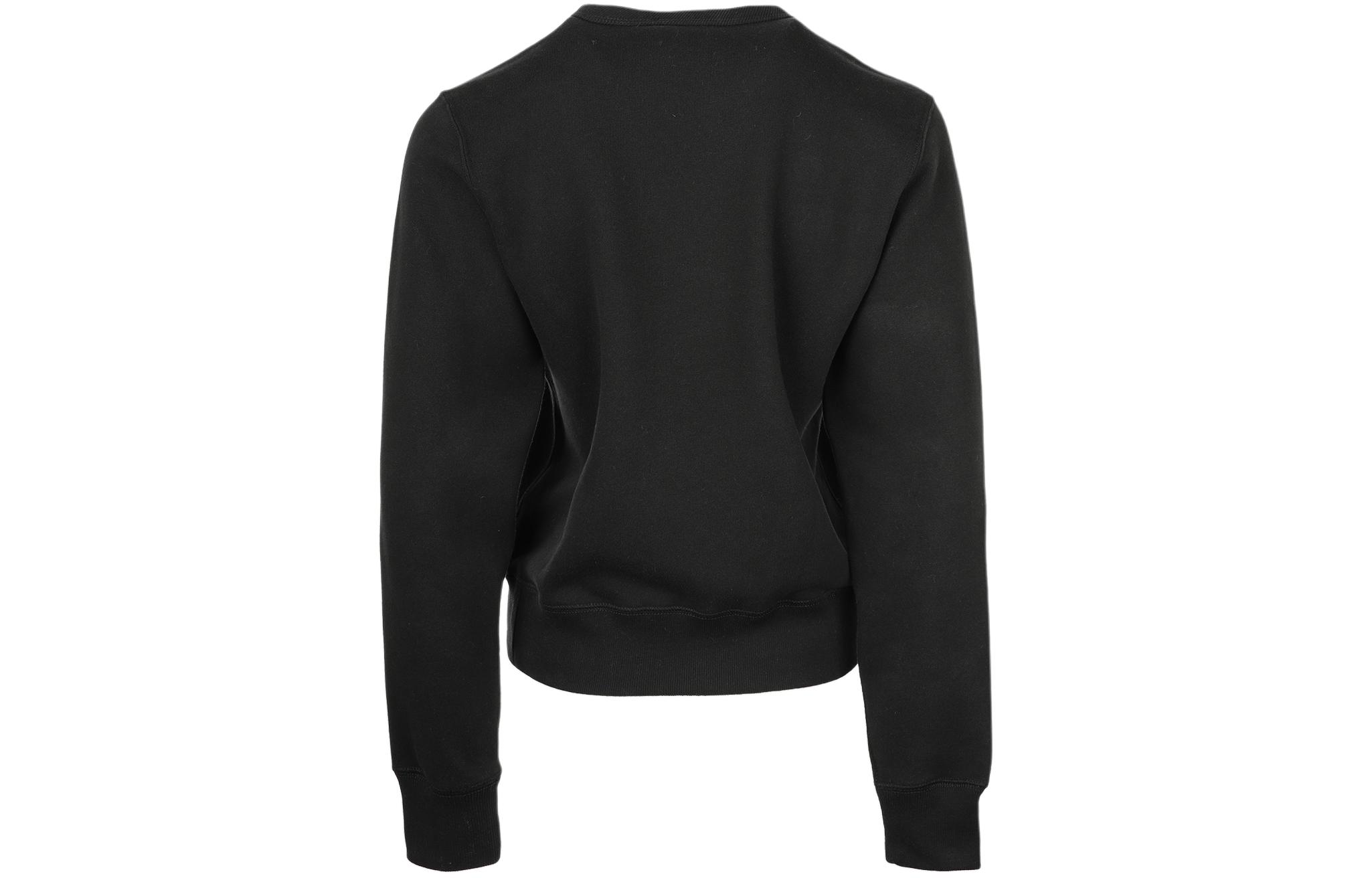 Lookbook (W) Polo Ralph Lauren Crewneck Hitam dengan Logo Sulam 211817662-008