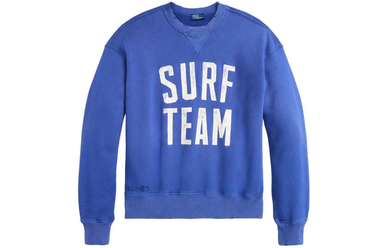 Order (W) Sudadera Polo Ralph Lauren Azul con Letras y Manga Larga SS24. 211935599-BLUE