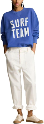 (W) Sudadera Polo Ralph Lauren Azul con Letras y Manga Larga SS24. 211935599-BLUE Lookbook (W) Sudadera Polo Ralph Lauren Azul con Letras y Manga Larga SS24. 211935599-BLUE