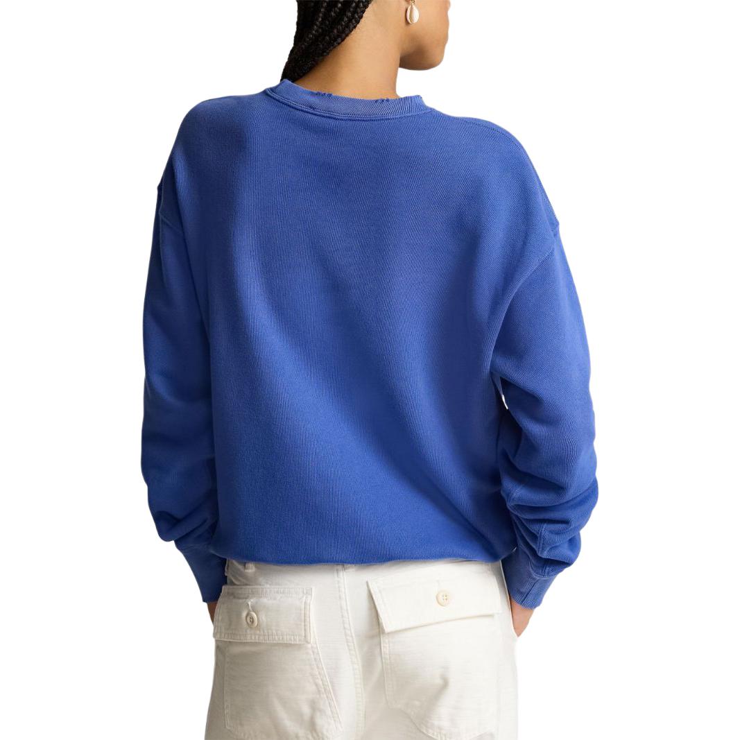 Shop (W) Sudadera Polo Ralph Lauren Azul con Letras y Manga Larga SS24. 211935599-BLUE