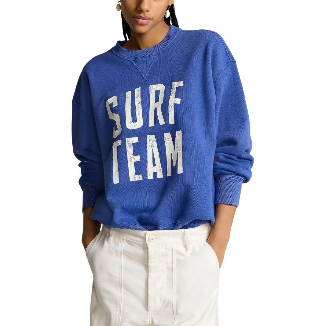 Purchase (W) Sudadera Polo Ralph Lauren Azul con Letras y Manga Larga SS24. 211935599-BLUE