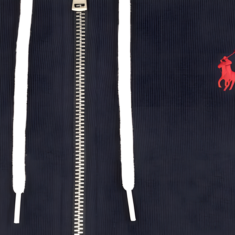 (Women) Polo Ralph Lauren Blue Logo Hoodie Zip-Up Sweatshirt 211935584-009 圖 6