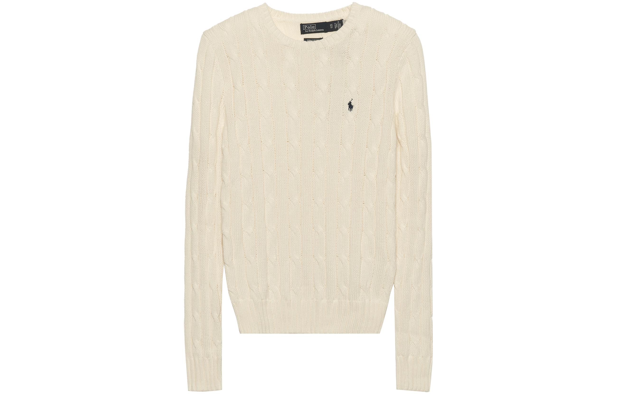 Order (W) Polo Ralph Lauren 女款米色刺繡針織毛衣 211891640-010