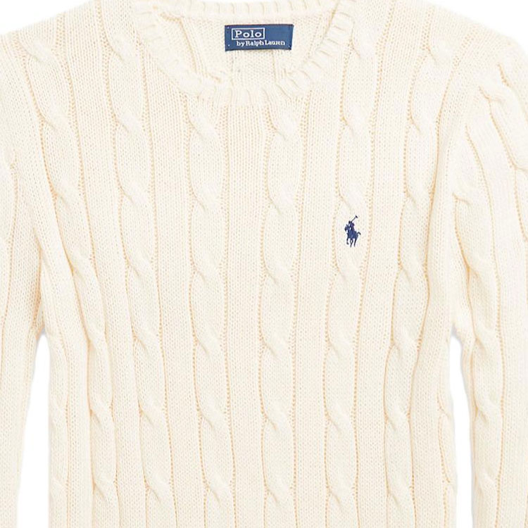 Details for (W) Polo Ralph Lauren 女款米色刺繡針織毛衣 211891640-010