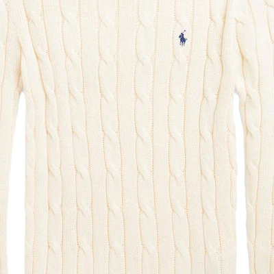 (W) Polo Ralph Lauren 女款米色刺繡針織毛衣 211891640-010 Sizing (W) Polo Ralph Lauren 女款米色刺繡針織毛衣 211891640-010