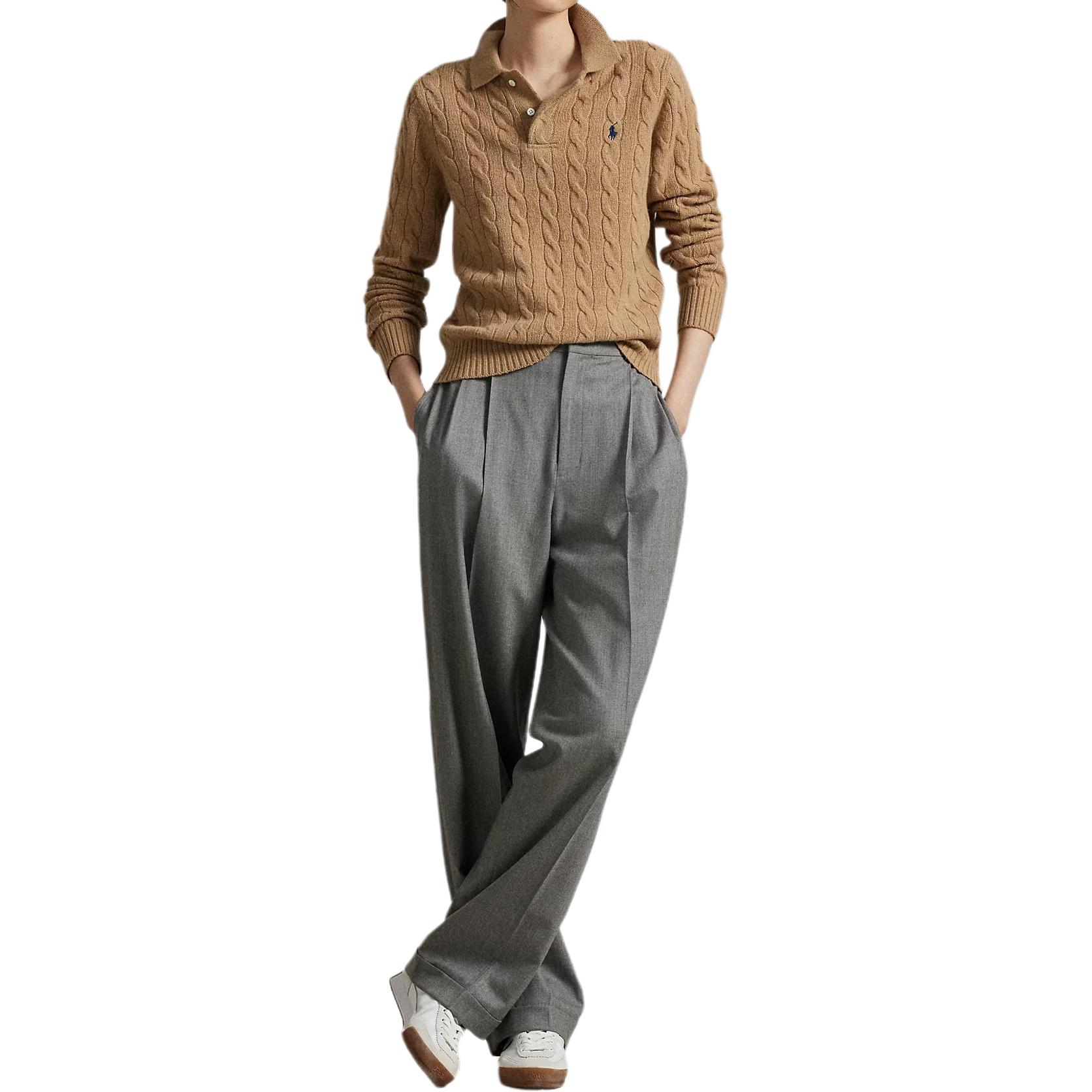 Lookbook (W) Polo Ralph Lauren 羊毛羊絨混紡麻花針織毛衣 211972132-002