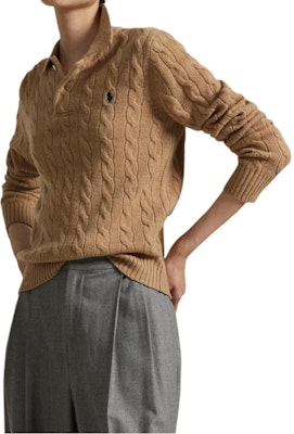 (W) Polo Ralph Lauren 羊毛羊絨混紡麻花針織毛衣 211972132-002 Purchase (W) Polo Ralph Lauren 羊毛羊絨混紡麻花針織毛衣 211972132-002