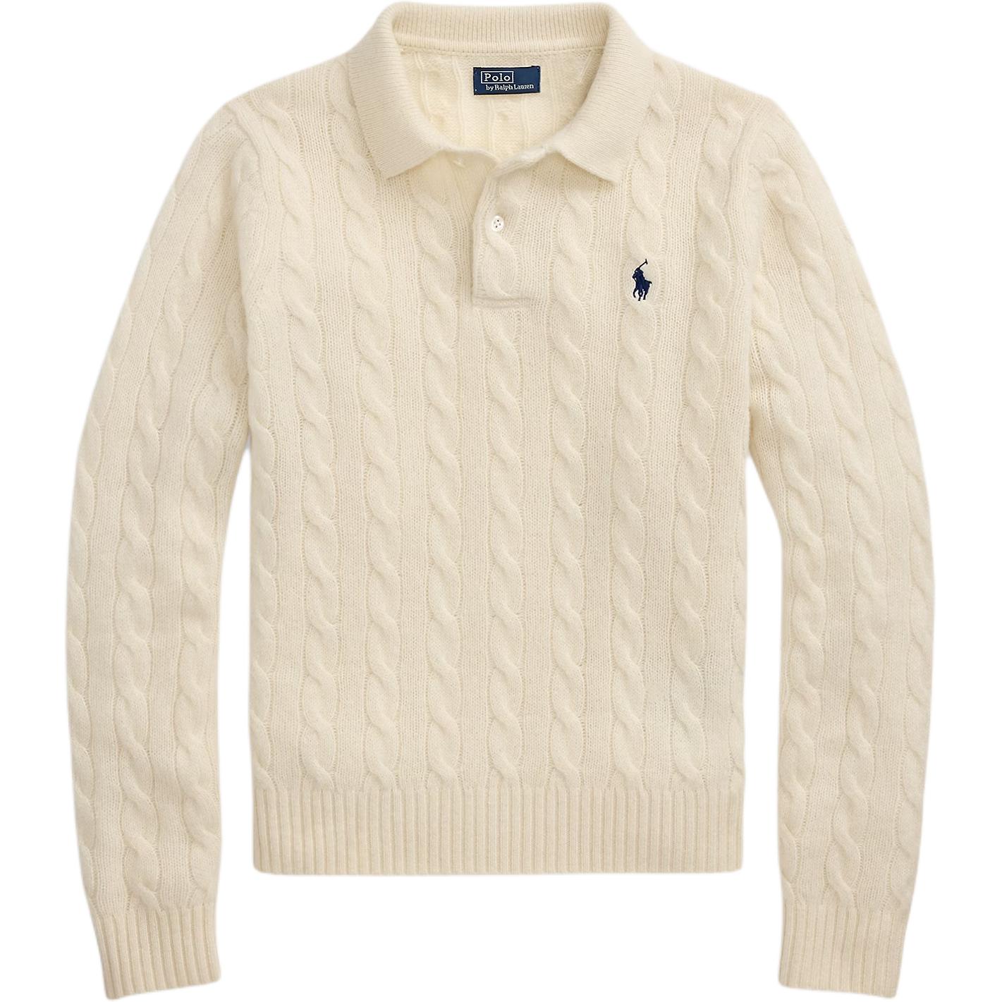 (Women) Polo Ralph Lauren Cable Knit Wool Polo Shirt . 211972132-001 圖 2