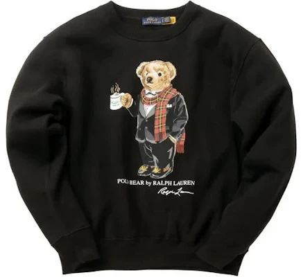 (W) 폴로 랄프 로렌 크루넥 스웻셔츠 베어 프린트 블랙 211823689-001 Buy (W) 폴로 랄프 로렌 크루넥 스웻셔츠 베어 프린트 블랙 211823689-001