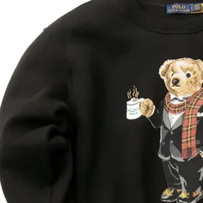 (W) 폴로 랄프 로렌 크루넥 스웻셔츠 베어 프린트 블랙 211823689-001 Purchase (W) 폴로 랄프 로렌 크루넥 스웻셔츠 베어 프린트 블랙 211823689-001