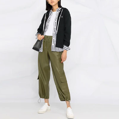 (W) Polo Ralph Lauren 刺绣标志拉链连帽夹克 - 黑色 211794396-001 Lookbook (W) Polo Ralph Lauren 刺绣标志拉链连帽夹克 - 黑色 211794396-001