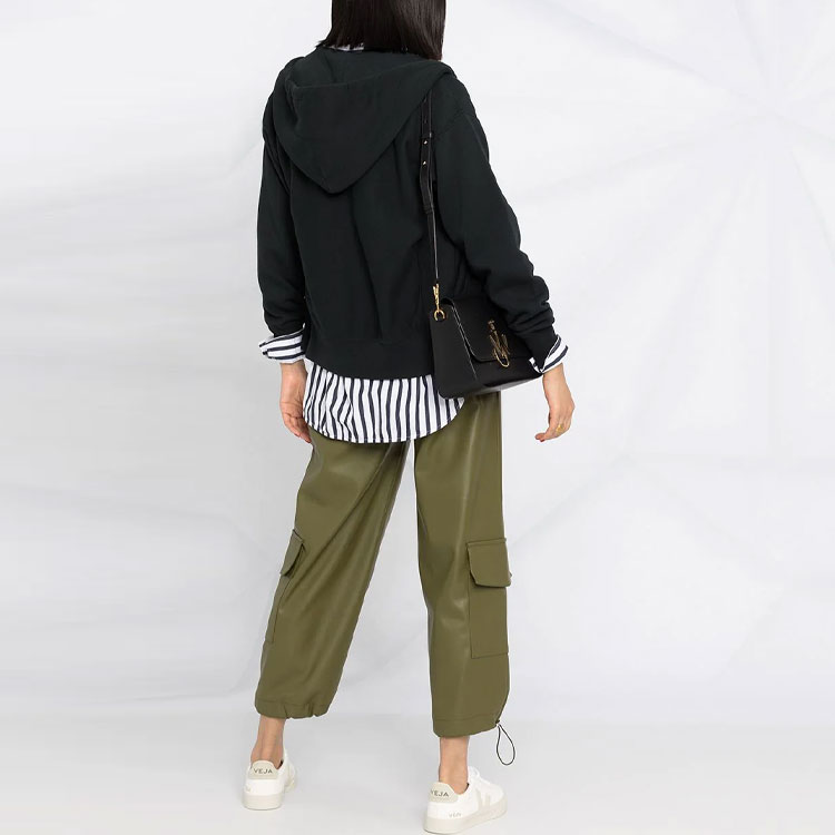 Shop (W) Polo Ralph Lauren 刺绣标志拉链连帽夹克 - 黑色 211794396-001