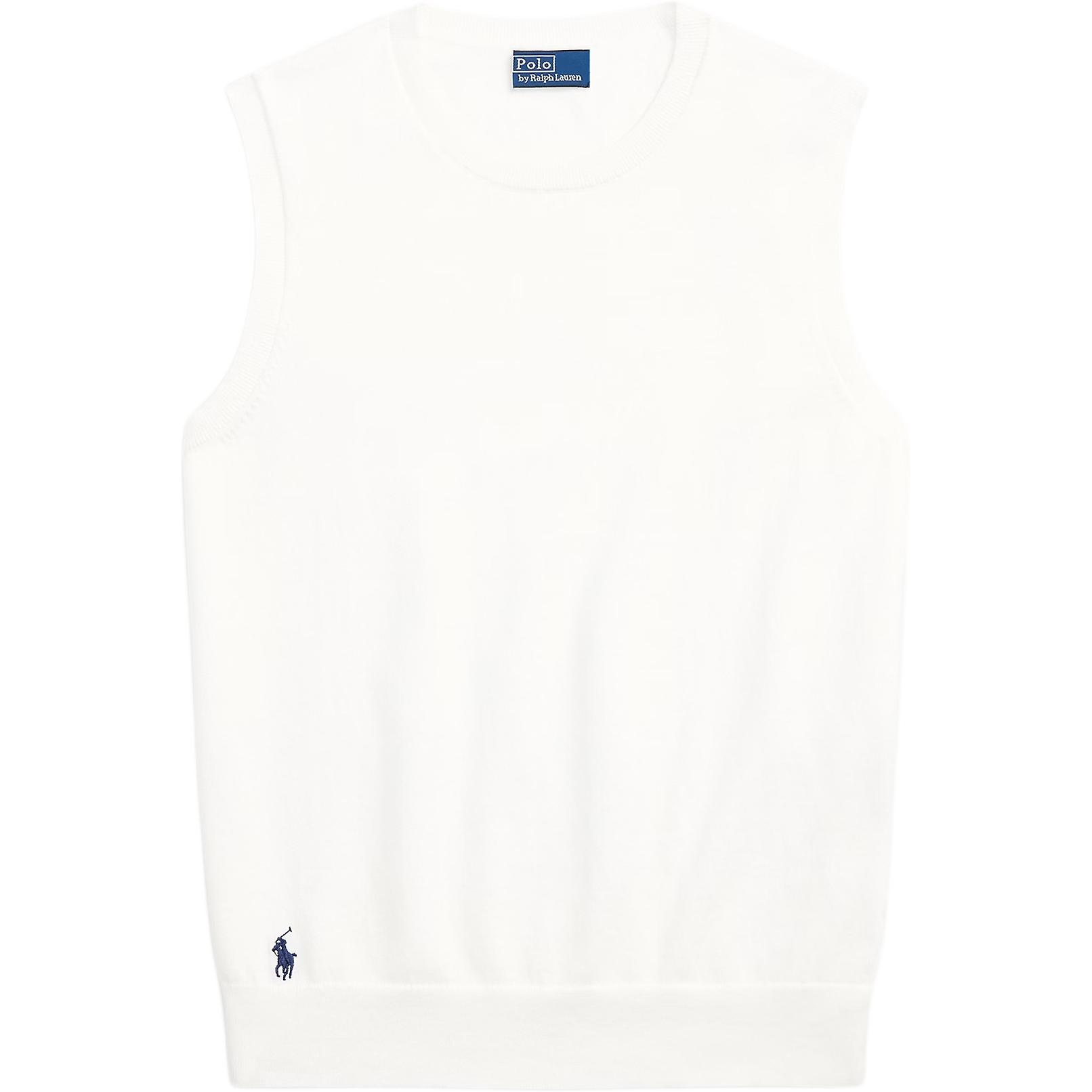 (Women) Polo Ralph Lauren Embroidered Pony Crewneck Vest - Regular Fit 211972111-002