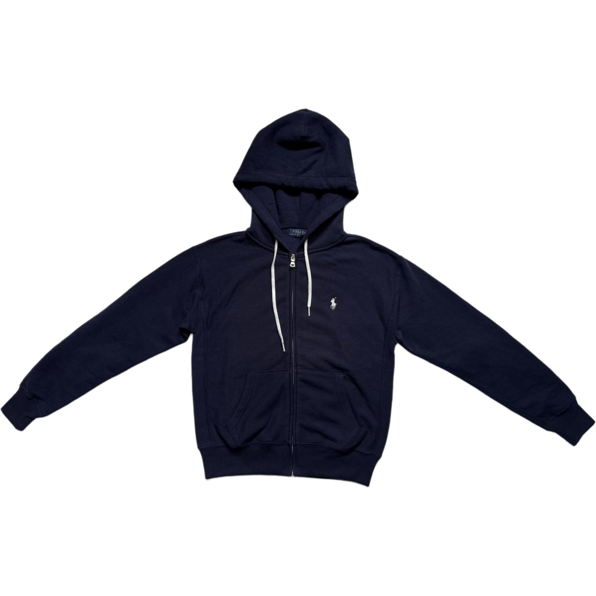 (Women) Polo Ralph Lauren Fleece Zip-Up Hoodie Navy Blue 211786568-003 圖 3