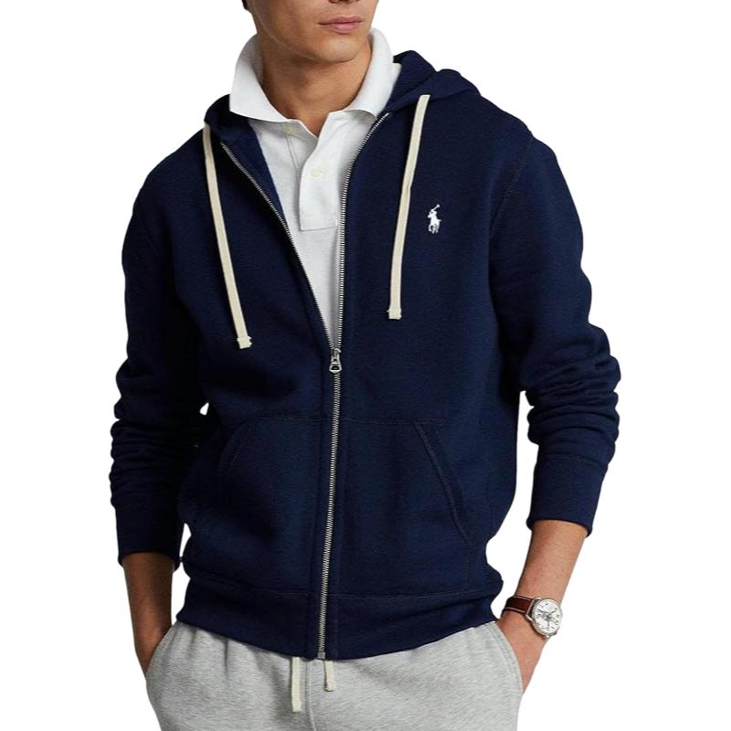 (Women) Polo Ralph Lauren Fleece Zip-Up Hoodie Navy Blue 211786568-003 圖 6