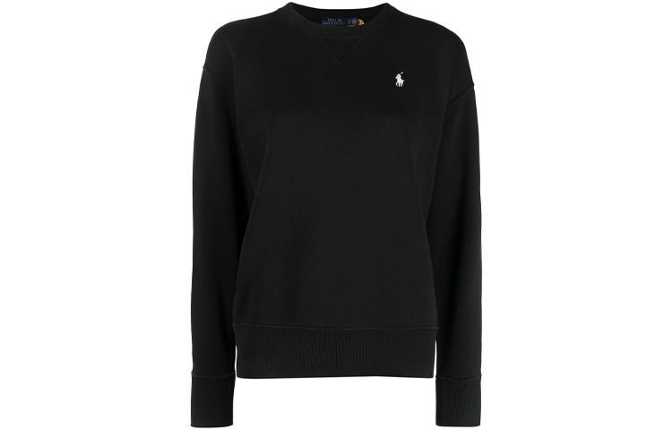 Order (W) Sweater Crewneck Logo Hitam Polo Ralph Lauren FW21 211794395-001
