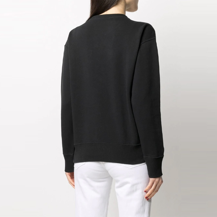 Shop (W) Sweater Crewneck Logo Hitam Polo Ralph Lauren FW21 211794395-001