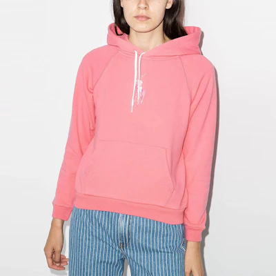(W) Polo Ralph Lauren FW21 Logo Pullover Sweatshirt Warna Pink 211838143-002 Shop (W) Polo Ralph Lauren FW21 Logo Pullover Sweatshirt Warna Pink 211838143-002