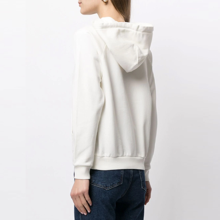 Purchase (W) Polo Ralph Lauren FW21 白色刺绣标志抽绳连帽衫 211827881-001