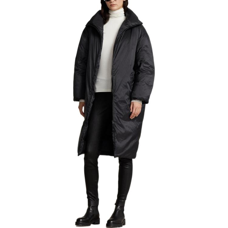 (Women) Polo Ralph Lauren FW22  Black Solid High-Neck Long-Sleeve Puffer Jacket WMPOOTWN2820181-001 圖 3