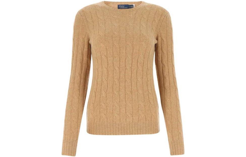 (Women) Polo Ralph Lauren FW22  Brown Cashmere Knit Crewneck Sweater 211880516-005 圖 2