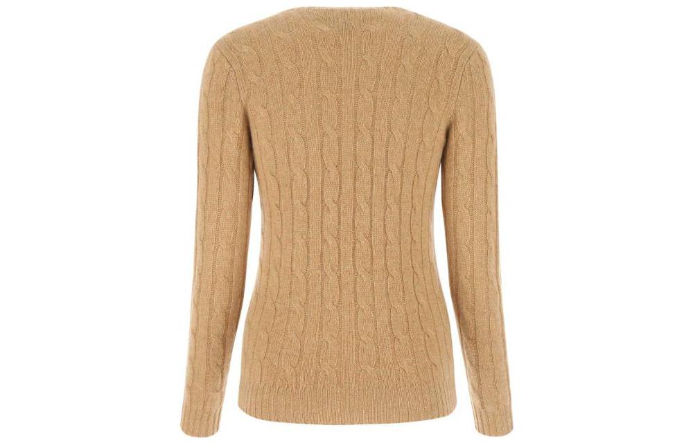 (Women) Polo Ralph Lauren FW22  Brown Cashmere Knit Crewneck Sweater 211880516-005 圖 3