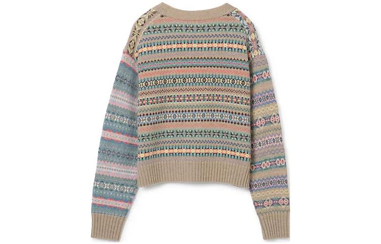 Lookbook (W) Polo Ralph Lauren FW22 幾何圖案針織羊毛開襟毛衣 多色款式 211872816-001-Multicolor