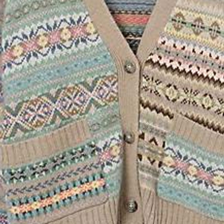 Sizing (W) Polo Ralph Lauren FW22 幾何圖案針織羊毛開襟毛衣 多色款式 211872816-001-Multicolor