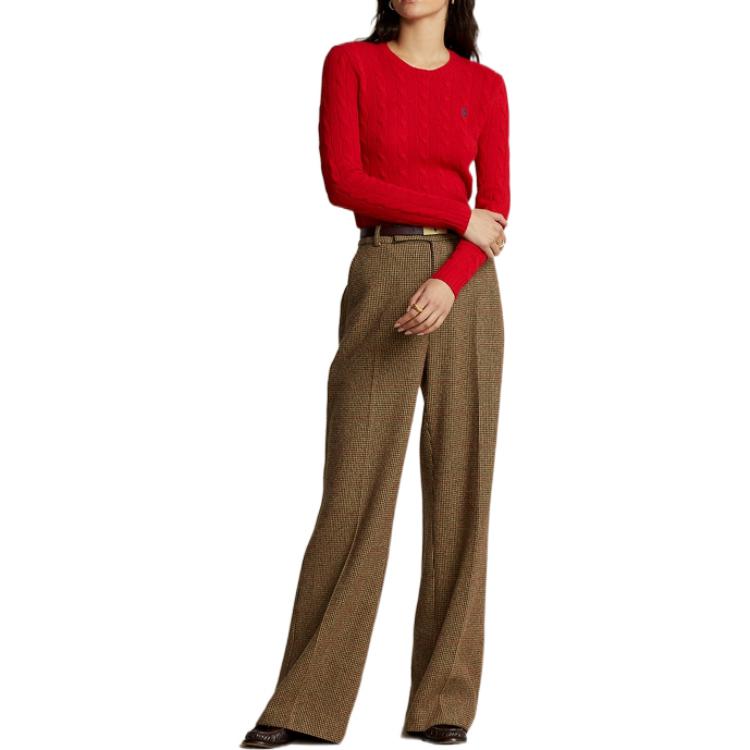 (Women) Polo Ralph Lauren FW22  Red Wool Sweater with Solid Logo Print. WMPOSWENC020447 圖 3