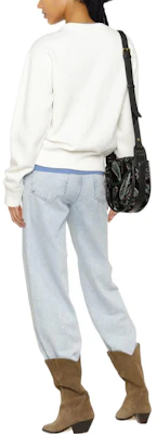 (W) Polo Ralph Lauren FW22 Sweatshirt Wanita Putih Bear Print Lengan Panjang 211872982-001 Shop (W) Polo Ralph Lauren FW22 Sweatshirt Wanita Putih Bear Print Lengan Panjang 211872982-001