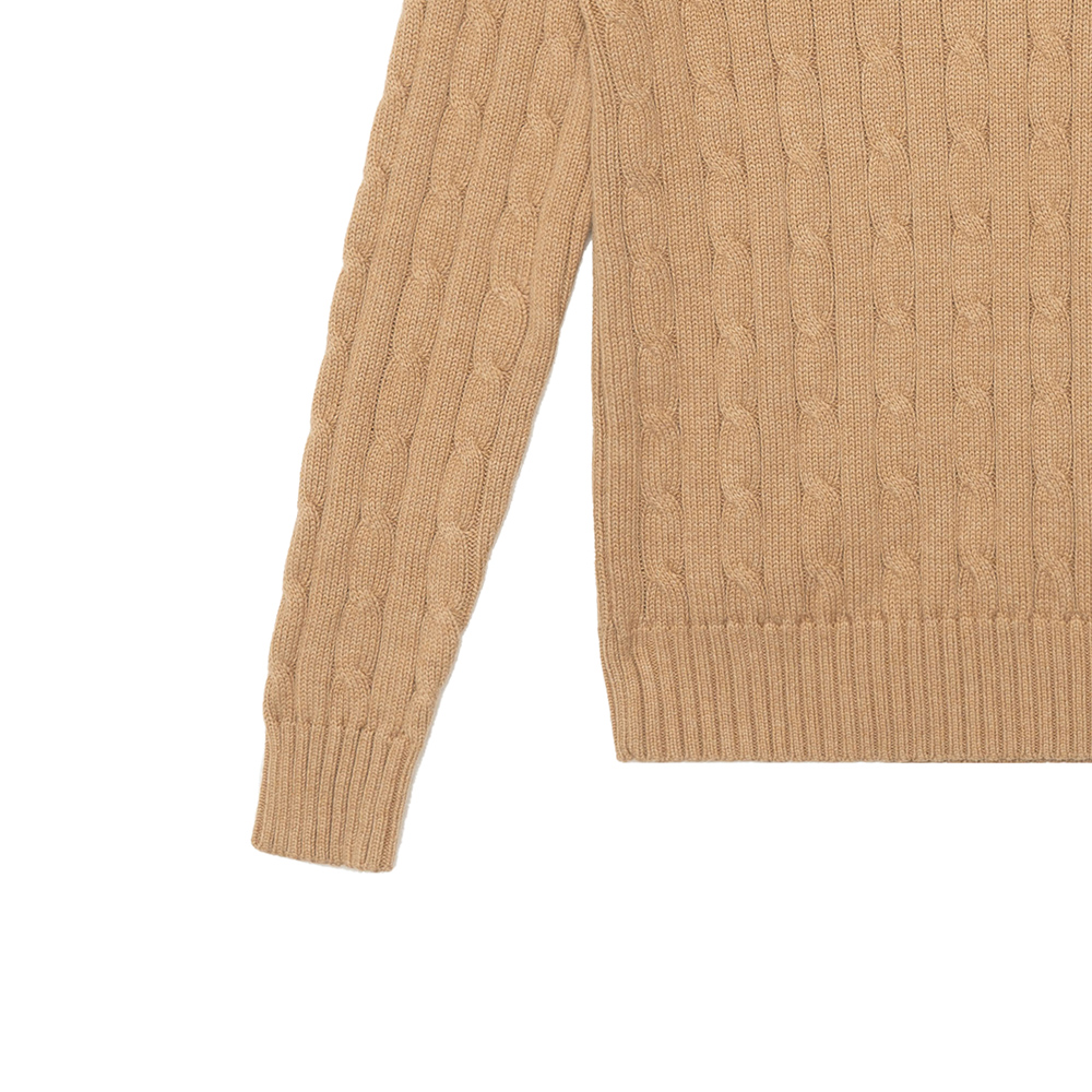 (Women) Polo Ralph Lauren FW22 Cable Knit Crew Neck Sweater Brown (Womens). 211570012-075 圖 7