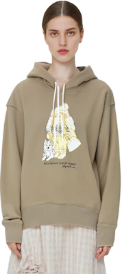 (Women) Polo Ralph Lauren FW22 Hoodie Letter Print Khaki 211882331-001 Details for (Women) Polo Ralph Lauren FW22 Hoodie Letter Print Khaki 211882331-001