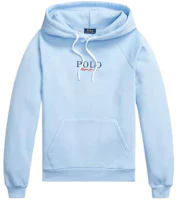 (Women) Polo Ralph Lauren FW22 Logo Embroidered Hoodie Blue WMPOKNINFB20347-400 (Women) Polo Ralph Lauren FW22 Logo Embroidered Hoodie Blue WMPOKNINFB20347-400