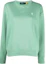 Order (Women) Polo Ralph Lauren FW22 Oversized Embroidered Logo Crewneck Sweatshirt Green Women 211794395-021