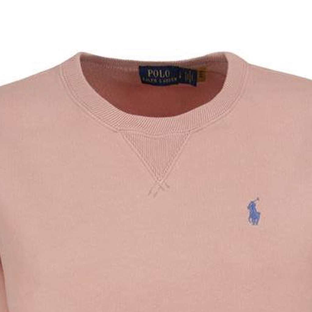 (Women) Polo Ralph Lauren FW22 Pink Crewneck Sweatshirt with Embroidered Logo 211794395-022 圖 8