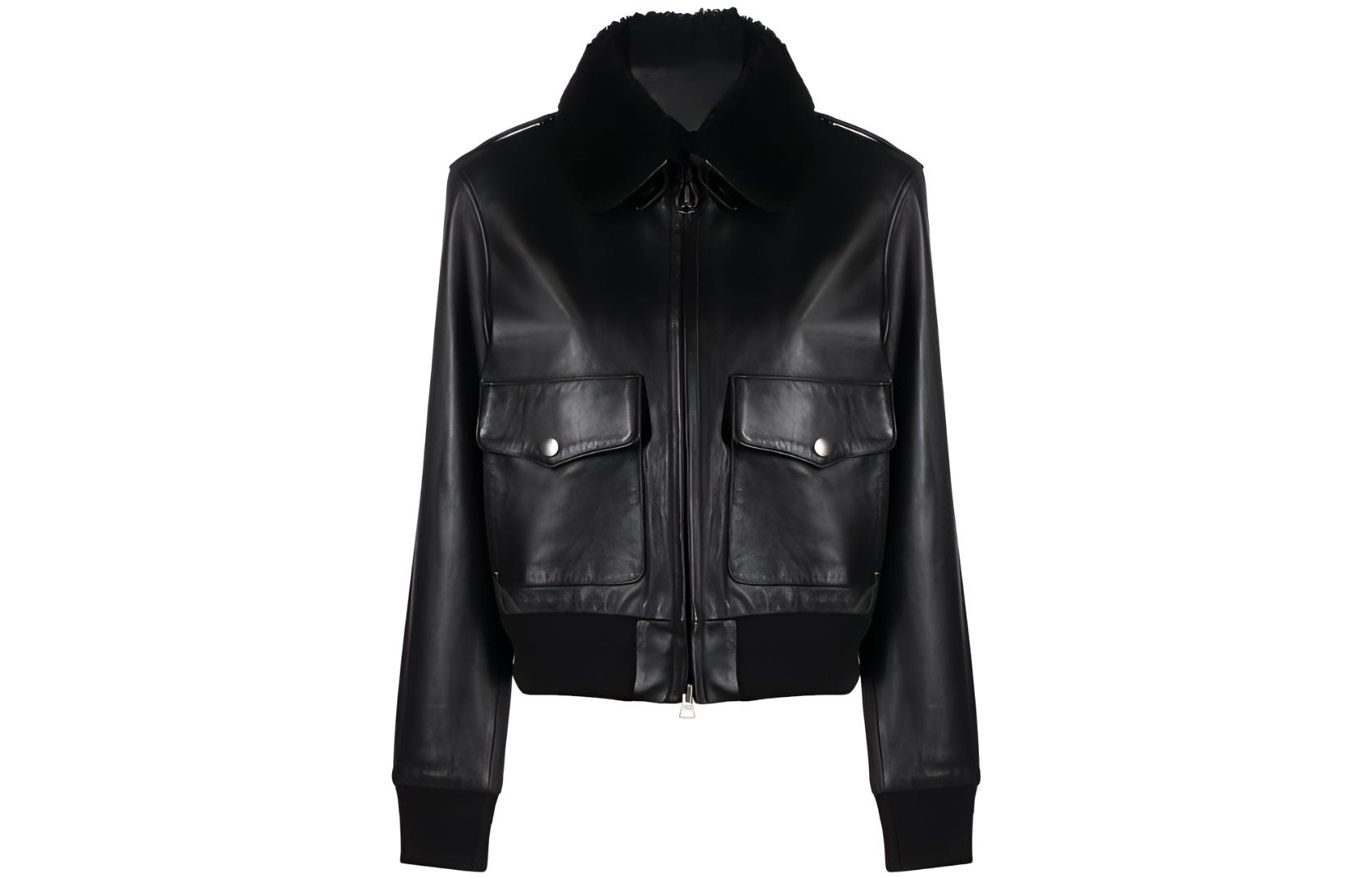 (Women) Polo Ralph Lauren FW22 Polished Zip-Up Jacket  Black 211881490-001