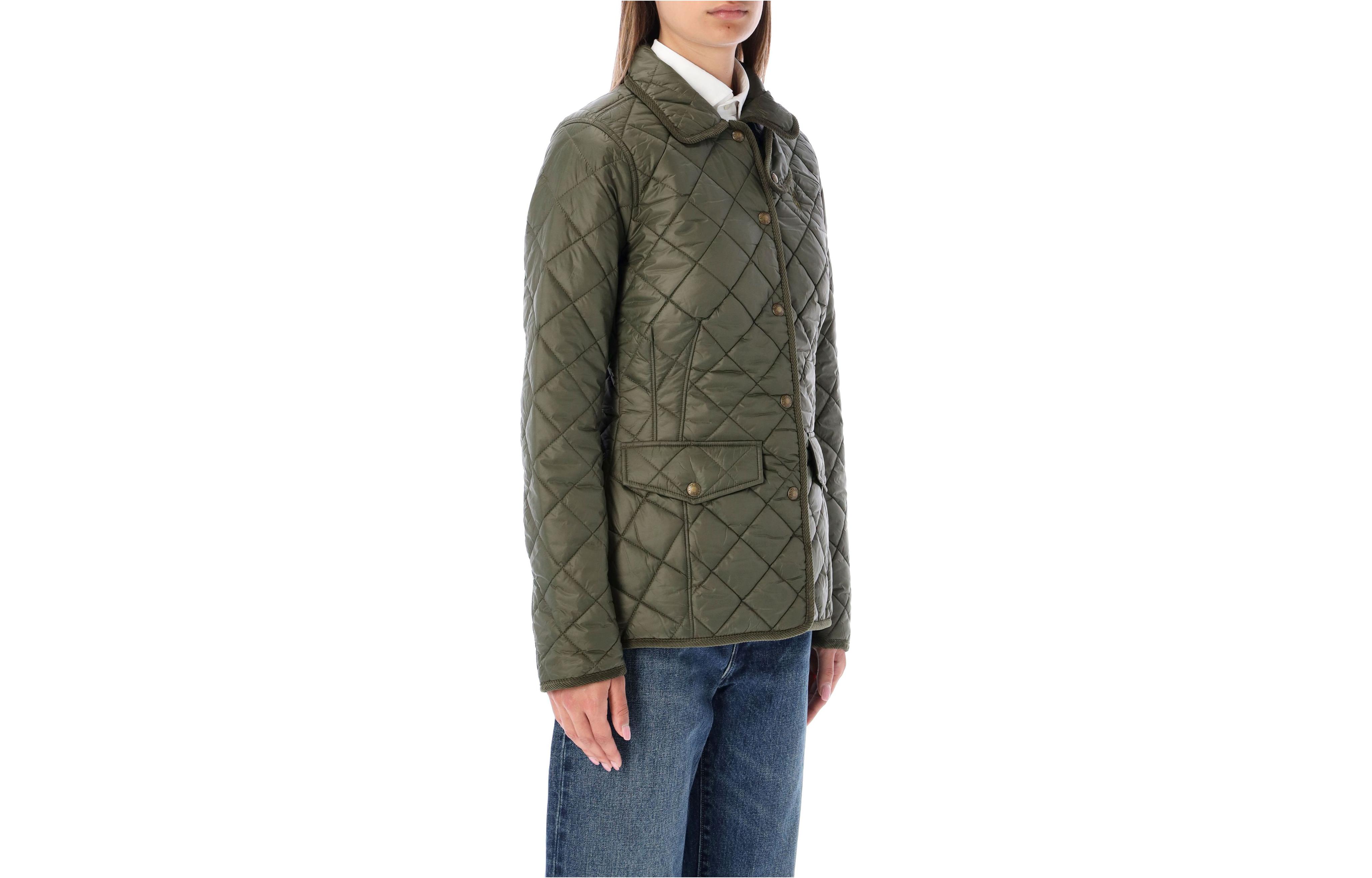 (Women) Polo Ralph Lauren FW22 Quilted Waist Jacket  Green 211854764-005 圖 4