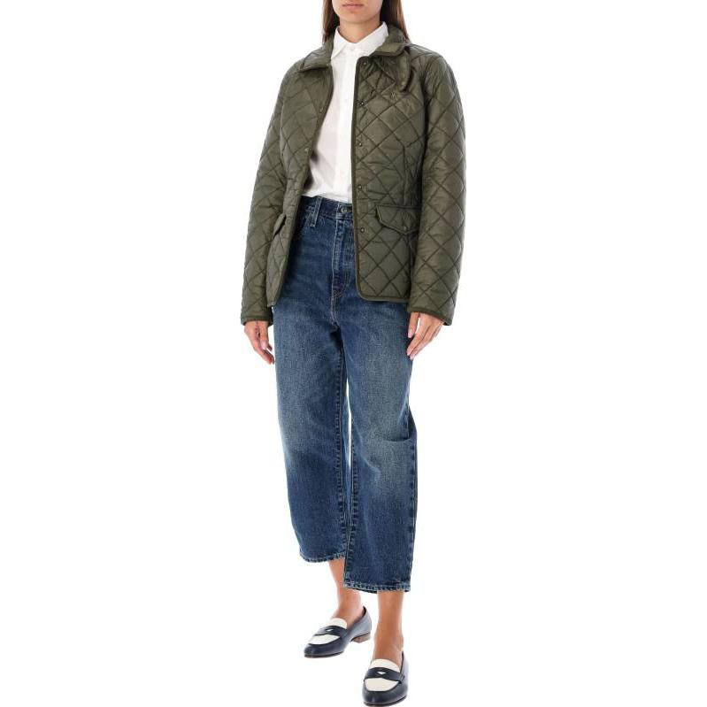 (Women) Polo Ralph Lauren FW22 Quilted Waist Jacket  Green 211854764-005 圖 5