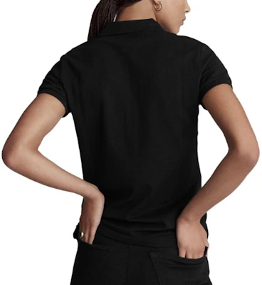 (W) Polo Ralph Lauren FW22 Slim Fit Hitam Lengan Pendek Wanita. 211870237-011 Shop (W) Polo Ralph Lauren FW22 Slim Fit Hitam Lengan Pendek Wanita. 211870237-011