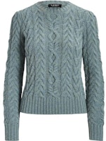 (Women) Polo Ralph Lauren FW22 Solid Cable-Knit Casual Long-Sleeve Sweater Women Teal. WMLRSWES6820404-300 (Women) Polo Ralph Lauren FW22 Solid Cable-Knit Casual Long-Sleeve Sweater Women Teal. WMLRSWES6820404-300
