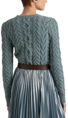 (Women) Polo Ralph Lauren FW22 Solid Cable-Knit Casual Long-Sleeve Sweater Women Teal. WMLRSWES6820404-300 Shop (Women) Polo Ralph Lauren FW22 Solid Cable-Knit Casual Long-Sleeve Sweater Women Teal. WMLRSWES6820404-300