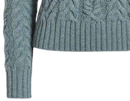 (Women) Polo Ralph Lauren FW22 Solid Cable-Knit Casual Long-Sleeve Sweater Women Teal. WMLRSWES6820404-300 Sizing (Women) Polo Ralph Lauren FW22 Solid Cable-Knit Casual Long-Sleeve Sweater Women Teal. WMLRSWES6820404-300