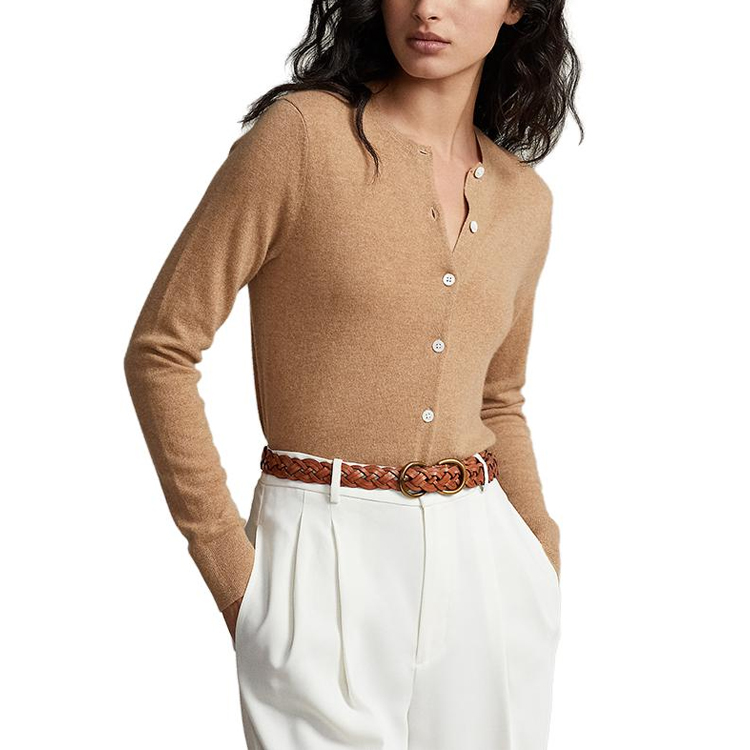 (Women) Polo Ralph Lauren FW23  Brown Knit Cardigan Sweater WMPOSWENDW20129-260 圖 4