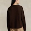 Purchase (Women) Polo Ralph Lauren FW23 Brown Solid Long Sleeve Knit Polo Shirt Casual WMPOSWENC020760-200