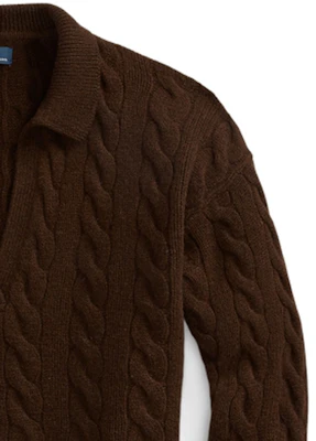 (Women) Polo Ralph Lauren FW23 Brown Solid Long Sleeve Knit Polo Shirt Casual WMPOSWENC020760-200 Sizing (Women) Polo Ralph Lauren FW23 Brown Solid Long Sleeve Knit Polo Shirt Casual WMPOSWENC020760-200