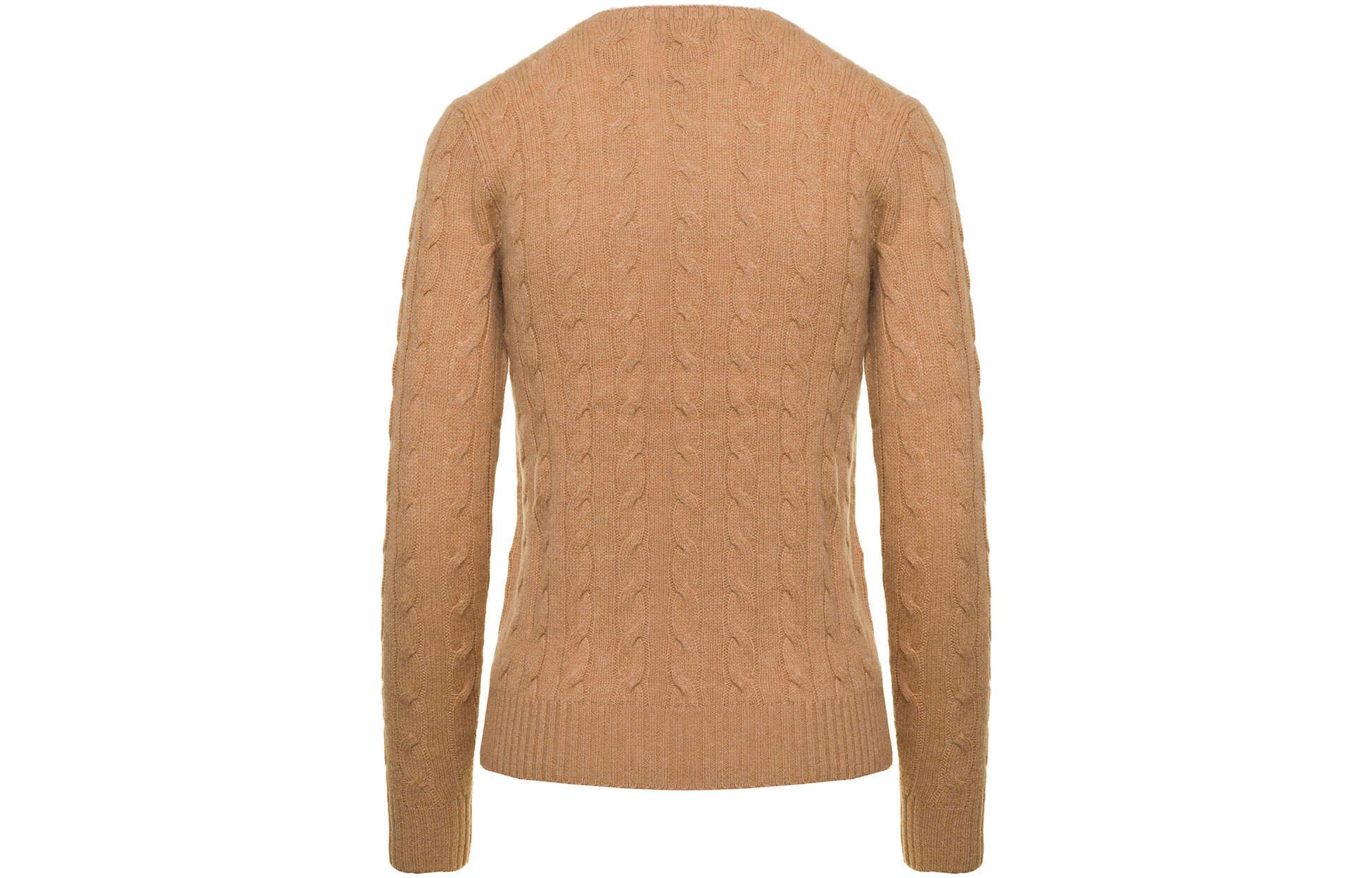 (Women) Polo Ralph Lauren FW23  Cable Knit Cashmere Sweater with Logo Embroidery. 211881699-001 圖 5