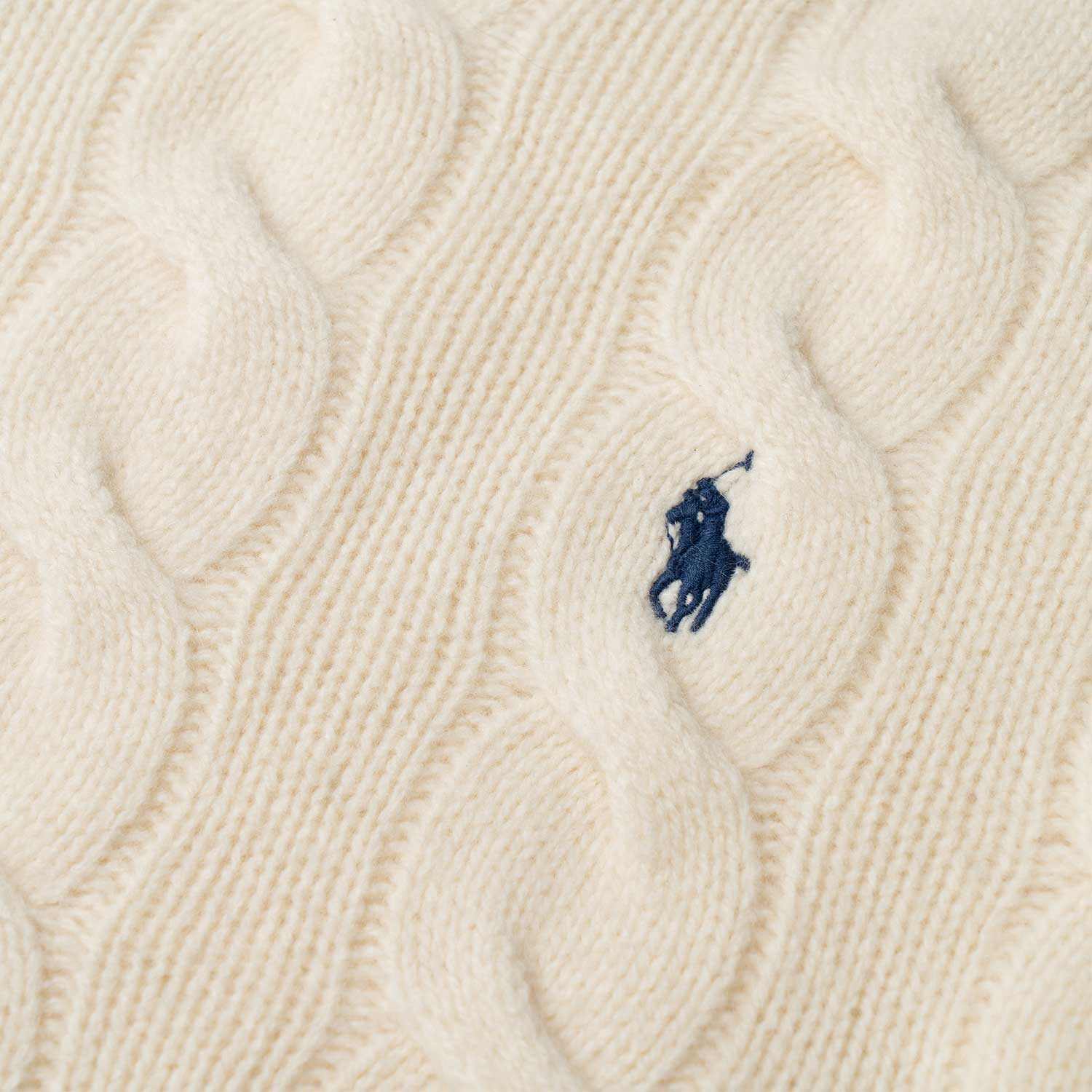 (Women) Polo Ralph Lauren FW23  Cable Knit Cashmere Sweater with Logo Embroidery. 211881699-001 圖 8