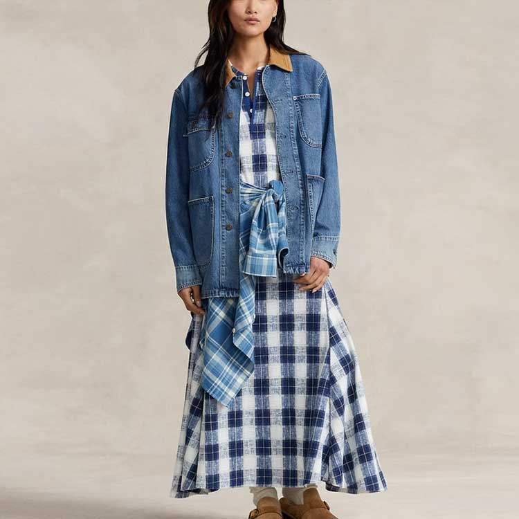 (Women) Polo Ralph Lauren FW23  Corduroy Collar Workwear Denim Jacket WMPOOTWNDK20015-999 圖 3