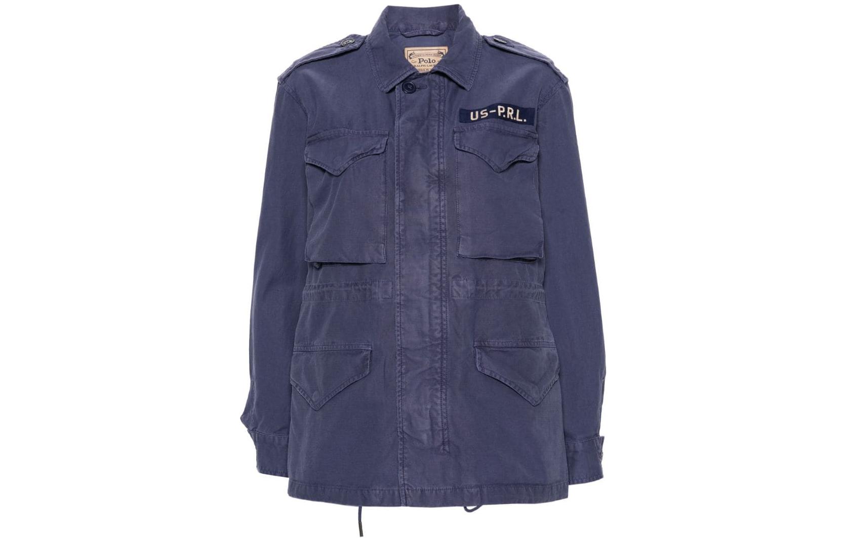 (Women) Polo Ralph Lauren FW23  Long-Sleeve Jacket in Cornflower Blue. 211908502-002