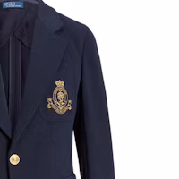 Sizing (W) Polo Ralph Lauren FW23 海軍藍單鈕設計印花徽標西裝外套 WMPOOTWN5V20205-410